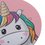 Мышь+коврик беспроводная DEXP WM-201WU Unicorn  розовый