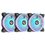 Комплект вентиляторов Thermaltake Riing Quad 14 RGB Radiator Fan TT Premium Edition [CL-F089-PL14SW-A] черный