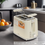 Toaster DEXP TSG-815RDW beige