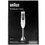 Блендер погружной Braun MQ3135WH Sauce белый