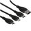 Кабель Baseus Lightning 8-pin, micro USB-B, USB Type-C - USB Type-A черный 0.8 м