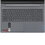 16" Ноутбук Lenovo IdeaPad Slim 3 15AMN8 серый