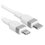 Кабель Hoco Lightning 8-pin - USB Type-C белый