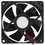 Ventilyator DEEPCOOL XFAN 80 [DP-FDC-XF80] qora