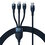 Кабель Baseus Lightning 8-pin, micro USB-B, USB Type-C - USB Type-C синий 1.5 м