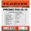 Бензопила Carver Promo PSG-45-15 , шина - 38 см(15")