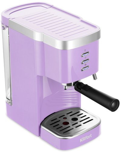 Кофеварка рожковая Kitfort КТ-7114-3 розовый