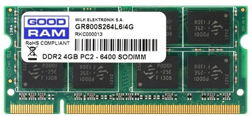 Купить Память SODIMM DDR2 4096Mb PC6400 800MHz Goodram CL6 [GR800S264L6 ...