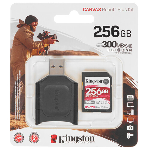 Kingston MobileLite Plus (MLP) Lettore di Schede di Memoria SD USB 3.1 SDHC/ SDXC UHS-II