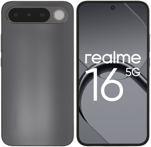 6.57" Смартфон realme 16 256 ГБ черный