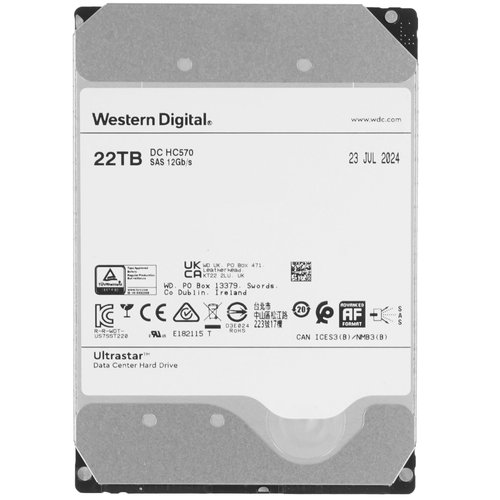 LFF (3.5") Жесткий диск WD Ultrastar DC HC570