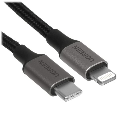 Кабель Ugreen Lightning 8-pin - USB Type-C черный