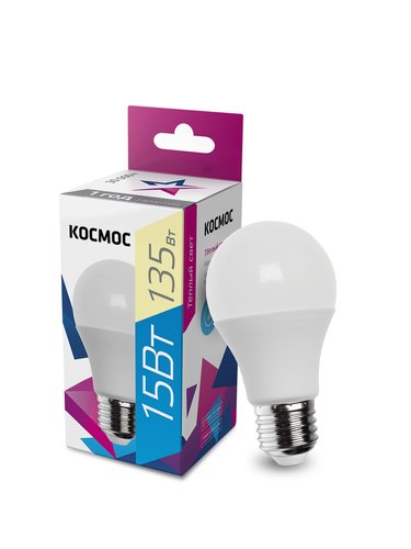 Комплект светодиодных ламп Космос Lksm_LED15wA60E2730