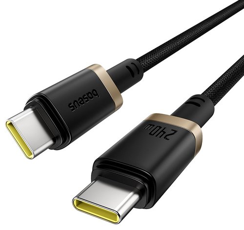 Кабель Baseus USB Type-C - USB Type-C золотистый