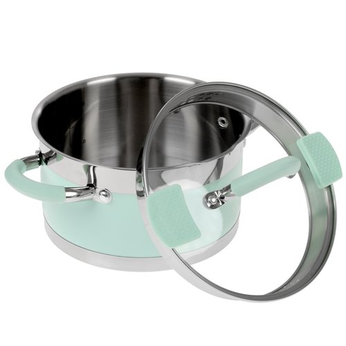 Кастрюля Lara Mint LR02-541 2.4 л 18 см зеленый