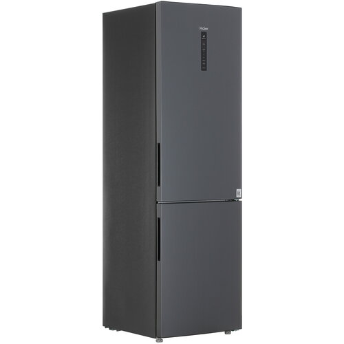 Холодильник с морозильником   Haier C4F740CDBGU1 серый