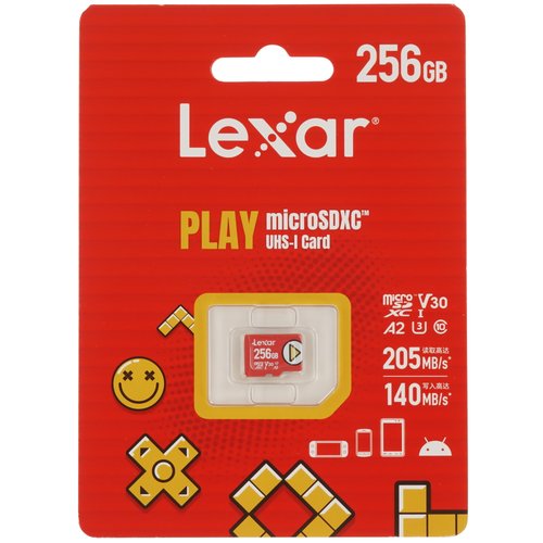 Карта памяти Lexar PLAY microSDXC 256 ГБ [LMSPLAY001T-BNSNC]