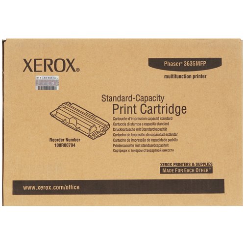 Картридж лазерный Xerox 108R00794 черный, с чипом