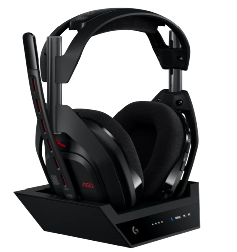 Беспроводные наушники Logitech Astro A50 LIGHTSPEED (Gen 5) + Док-станция черный 2024