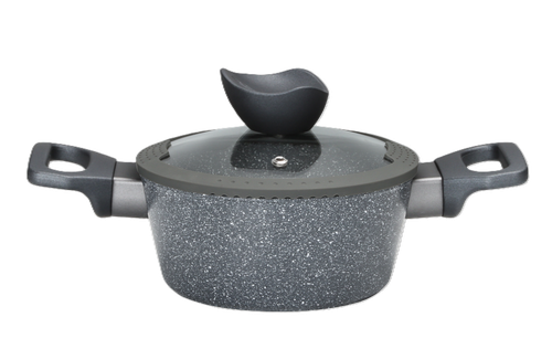 Pot OneTwo Moonstone O3SC23 2.3 L 20 cm gray