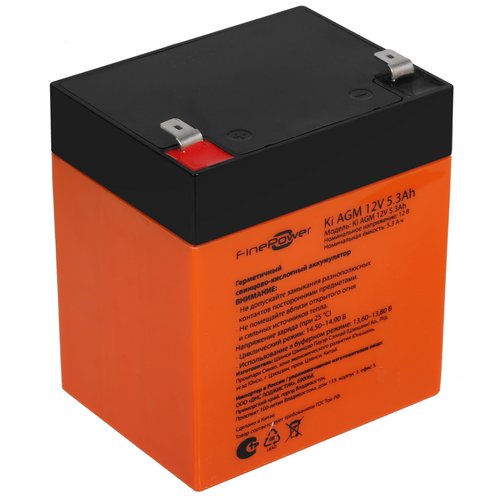 UBM uchun akkumulyator batareyasi FinePower Ki AGM 12V 5.3Ah