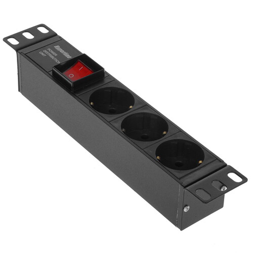 Купить Блок розеток Hyperline SHE10-3SH-S-IEC в интернет-магазине DNS ...