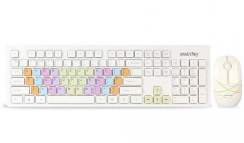 Клавиатура+мышь беспроводная   Smartbuy SBC-218346AG-W белый