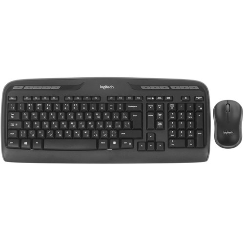 Клавиатура+мышь беспроводная   Logitech Wireless Combo MK330 черный