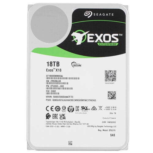 LFF (3.5") Серверный HDD Seagate Exos X18