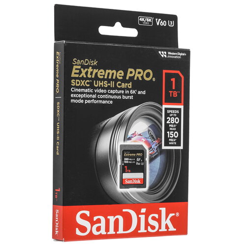 Карта памяти SanDisk Extreme Pro SDXC 1024 ГБ [SDSDXEP-1T00-GN4IN]
