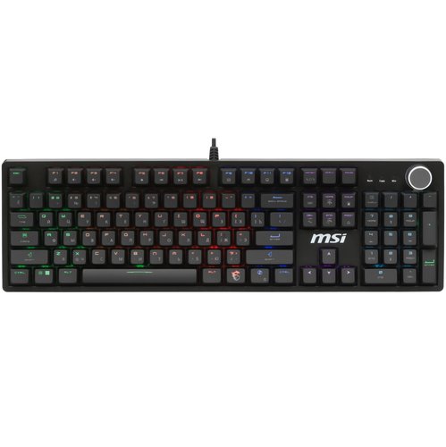 Клавиатура  проводная MSI FORGE GK320 цвет черный