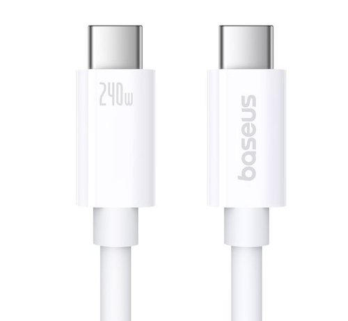 Кабель Baseus USB Type-C - USB Type-C белый