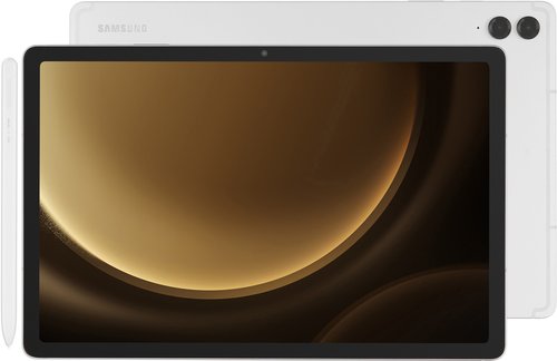 12.4" Планшет Samsung Galaxy Tab S9 FE+ Wi-Fi 128 ГБ серебристый + стилус