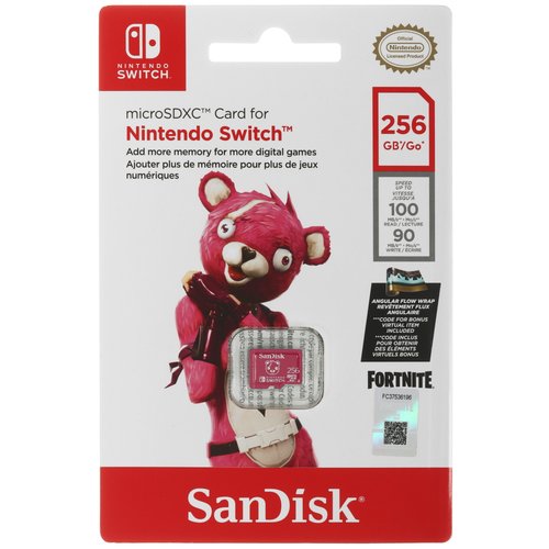 Карта памяти Sandisk Fortnite Edition microSDXC 256 ГБ [SDSQXAO-256G-GN6ZG]