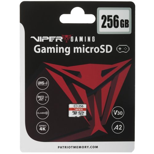 Карта памяти Patriot Viper Gaming microSDXC 256 ГБ [PV256GGM32MCX]