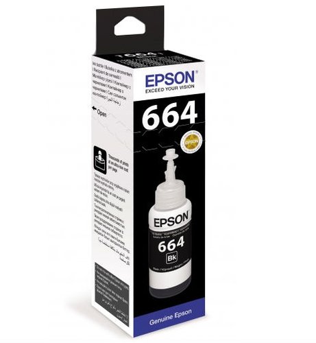 Siyoh suvda eruvchan Epson T6641 xira qora