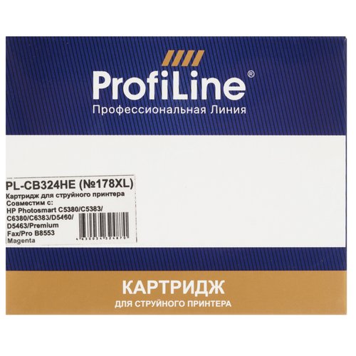 Картридж ProfiLine PL-CB324HE (№178XL) пурпурный
