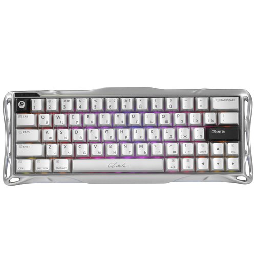 Клавиатура  проводная GravaStar Mercury V60Pro цвет серебристый