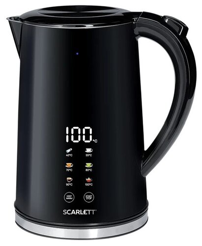 Электрочайник Scarlett SC-EK21S66 черный