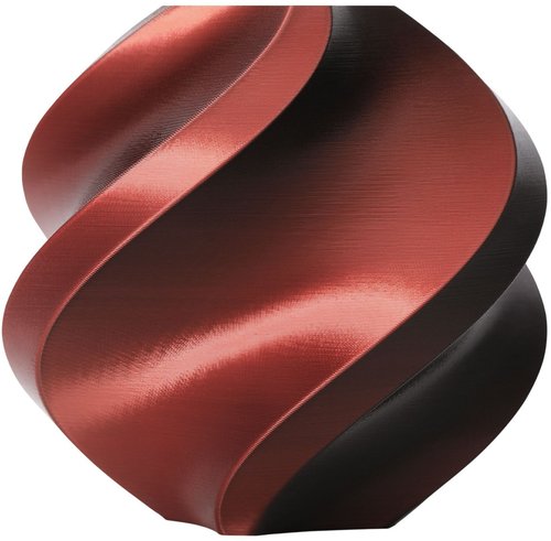 Пластик Bambu Lab PLA Silk Multi Color двухцветный черно-красный