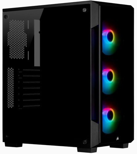 Корпус Corsair iCUE 220T RGB [CC-9011190-WW] черный