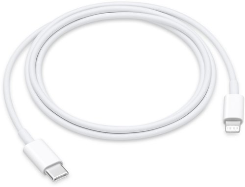 Кабель Apple Lightning 8-pin - USB Type-C белый