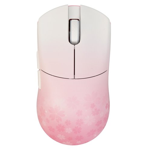 Мышь беспроводная/проводная WLMOUSE HUAN Stainless  розовый