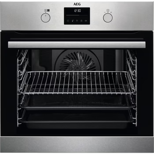 Электрический духовой шкаф AEG BPB351160M серебристый