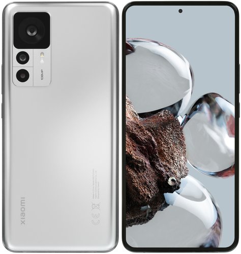 6.67" Смартфон Xiaomi 12T 128 ГБ серебристый