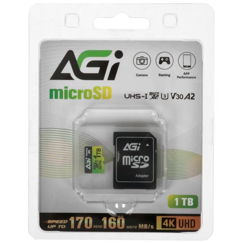 Карта памяти AGI Supreme Pro TF138 microSDXC 1000 ГБ [AGI1T0GGSTF138-R2]