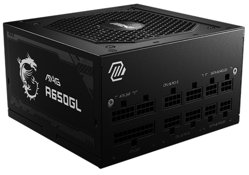 Блок питания MSI MAG A650GL [306-7ZP8C11-CE0] черный
