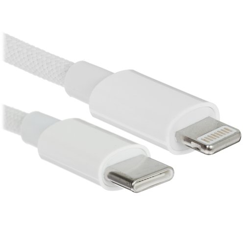 Кабель DEXP Lightning 8-pin - USB Type-C белый