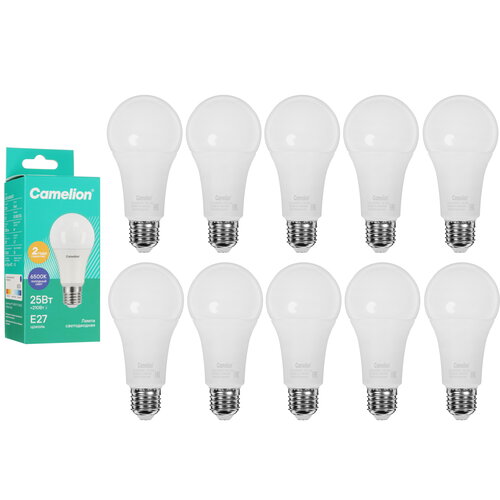 Комплект светодиодных ламп Camelion LED25-A65/865/E27