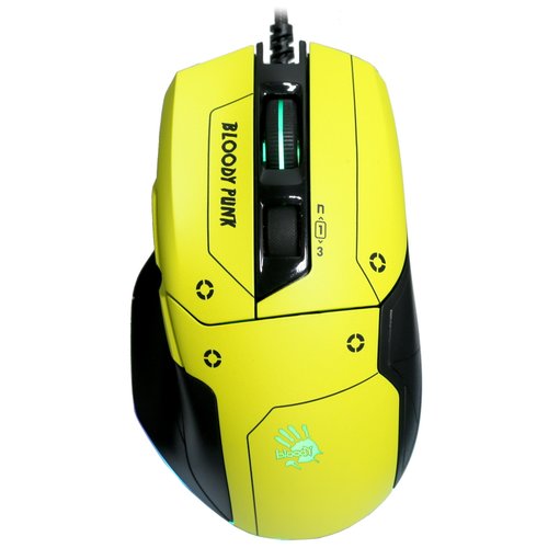 Mouse wired A4Tech Bloody W70 Max Punk  yellow